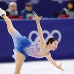 　女子フリー　演技する中井亜美＝ミラノ（共同）