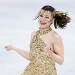 　ミラノ・コルティナ冬季五輪のフィギュアスケート女子で、金メダルに輝いた米国代表のアリサ・リュウ＝１９日、イタリア・ミラノ（共同）