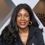 　インタビューに応じる、セーフスポーツ・センターＣＥＯのベニータ・フィッツジェラルドモスレー氏（共同）