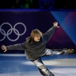 　エキシビションで演技するイリア・マリニン＝ミラノ（共同）