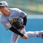 　ヤクルト戦に先発し、２回無失点と好投した阪神・村上＝ＡＮＡ浦添