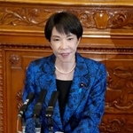 　参院本会議で答弁する高市首相＝２５日午前