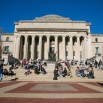 　米ニューヨークのコロンビア大＝２０２３年２月（ＡＰ＝共同）