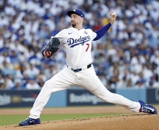 　ドジャースのスネル＝２０２５年１０月、ロサンゼルス（共同）