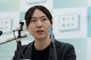 　チームみらいの安野貴博党首＝２０２６年２月２７日、国会