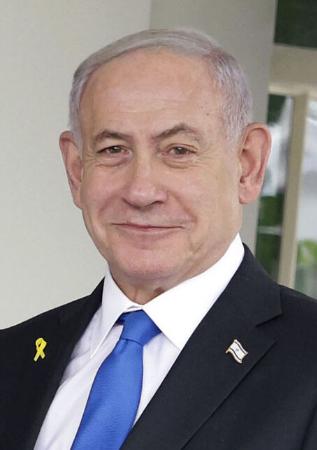　イスラエルのネタニヤフ首相（ゲッティ＝共同）