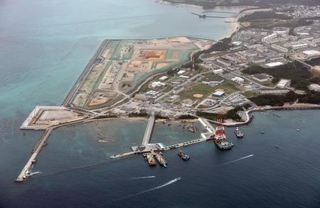 　沖縄県名護市辺野古の沿岸部＝２０２５年１１月