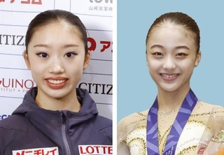 　左から岡田芽依、上薗恋奈