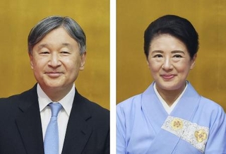 　天皇陛下、皇后さま