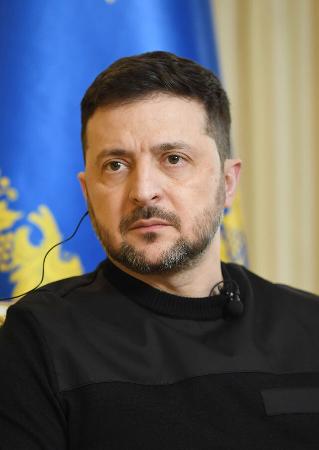　ウクライナのゼレンスキー大統領
