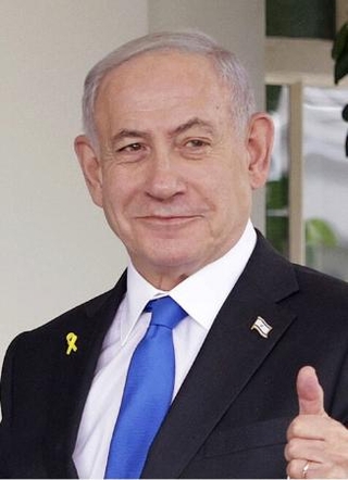 　イスラエルのネタニヤフ首相（ゲッティ＝共同）