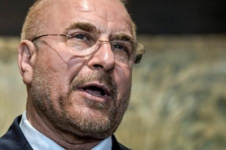 　イランのガリバフ国会議長＝２０２４年１０月、レバノン・ベイルート（ＡＰ＝共同）