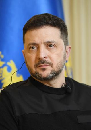 　ウクライナのゼレンスキー大統領