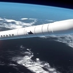 　スペースワンの小型ロケット「カイロス」のＣＧ（同社提供）