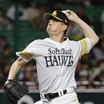 　ヤクルト戦に先発し、４回２失点のソフトバンク・大関＝みずほペイペイドーム