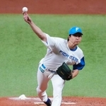 　西武とのオープン戦に先発し、毎回安打を許すも５回無失点でしのいだ日本ハム・達＝エスコンフィールド