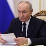 　プーチン大統領＝４日、モスクワ（ＡＰ＝共同）