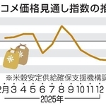 　コメ価格見通し指数の推移