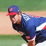 　ロッキーズ戦に２番手で登板した米国のカーショー＝スコッツデール（共同）