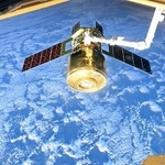 　新型補給機「ＨＴＶ-Ｘ」１号機＝昨年１０月（油井亀美也飛行士のＸ投稿から）