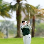 　第３ラウンド、通算８アンダーで４位に浮上した竹田麗央＝ブルーベイＧＣ（ゲッティ＝共同）