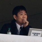 　福岡-名古屋戦の視察に訪れた日本代表の森保監督＝ベススタ