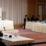 　鹿児島市で開かれた衆院予算委の地方公聴会＝８日午後