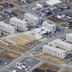 　２０２０年２月、宮城県気仙沼市の災害公営住宅