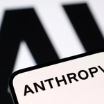 　米ＡＩ開発アンソロピックのロゴ＝１日（ロイター＝共同）
