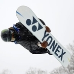 　ハーフパイプ女子　優勝した工藤璃星＝札幌市ばんけいスキー場