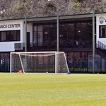 　Ｊ１神戸の練習拠点に新設されたトレーニング施設の外観＝１６日、神戸市