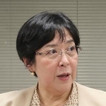 　全国幹事長会議後、取材に応じる立憲民主党の田名部幹事長＝１６日夜、東京・永田町の党本部