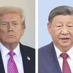 　トランプ米大統領（ゲッティ＝共同）、中国の習近平国家主席