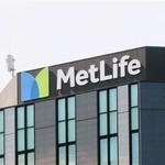 　メットライフ生命保険のロゴ＝東京都中央区