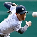 　阿南光戦に先発した中京大中京・安藤＝甲子園