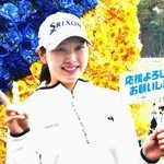 　Ｖポイント×ＳＭＢＣレディース開幕前日に取材に応じ、結婚していたことを明らかにした小祝さくら＝１９日、千葉県紫ＣＣすみれ