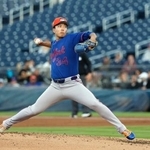 　アストロズ戦に先発したメッツ・千賀＝ウェストパームビーチ（共同）