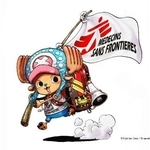 　尾田栄一郎さんが描き下ろしたイラスト「国境なき医師団チョッパー」（Ｃ）Ｅｉｉｃｈｉｒｏ　Ｏｄａ／Ｓｈｕｅｉｓｈａ　（Ｃ）ＣＨＯＰＰＥＲ’ｓ　Ｆｒｉｅｎｄｓ　（Ｃ）ＭＳＦ