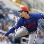 　１９日のアストロズ戦に先発し、４回を３安打無失点だったメッツ・千賀＝ウェストパームビーチ