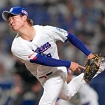 　オープン戦に初登板し、４回２失点の中日・高橋宏＝バンテリンドーム