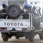 　２０１６年１１月、南スーダンの首都ジュバで活動するＵＮＭＩＳＳ部隊（共同）