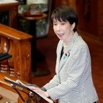 　参院本会議で答弁する高市首相＝２３日午後