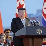 　北朝鮮の金正恩朝鮮労働党総書記＝昨年８月、平壌（朝鮮中央通信＝共同）