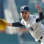 　熊本工を完封した大阪桐蔭・川本＝甲子園