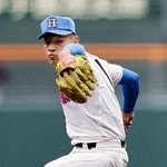 　日本文理戦に先発した花咲徳栄・黒川＝甲子園