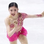 　女子ＳＰ　演技する千葉百音＝プラハ（共同）