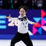 　男子ＳＰ　演技する鍵山優真＝プラハ（共同）