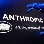 　米国防総省とＡＩ企業アンソロピックのロゴ（ロイター＝共同）