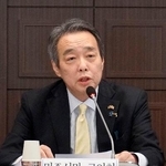 　ソウルで開かれた討論会に出席した水嶋光一駐韓国大使＝２７日（共同）