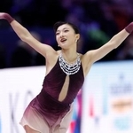 　女子フリー　演技する坂本花織＝プラハ（共同）